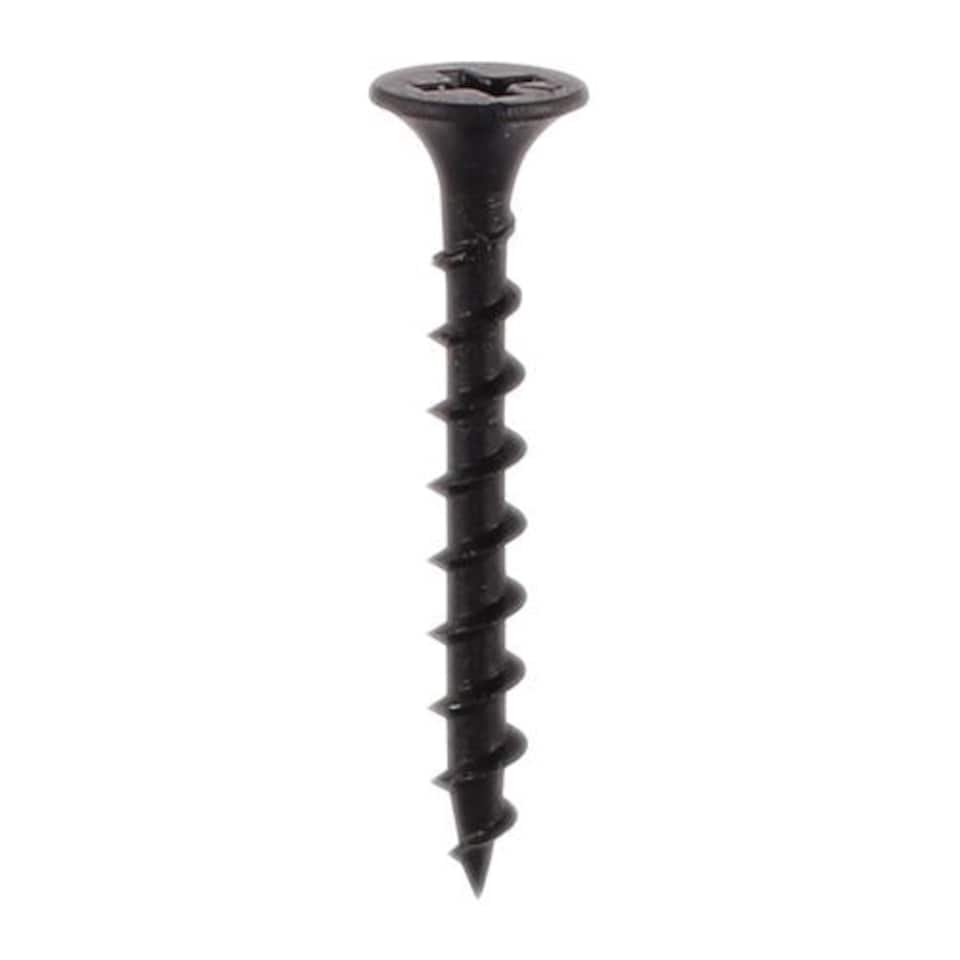 image 1 of Timco - Drywall Timber Stud Plasterboard Screws - PH - Bugle - Coarse Thread - Grey (Size 3.5 x 25 - 1000 Pieces)