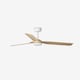 image 2 of Punt White, Light Wood 3 Blade Ceiling Fan With DC Motor