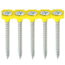 Timco - Collated Drywall Metal Stud Plasterboard Screws - PH - Bugle - Fine Thread - Zinc (Size 3.5 x 32 - 1000 Pieces)