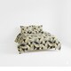 image 1 of Geometric Print Duvet Set Trendy Minimalist Bedding for Modern Homes | Grey | Super King