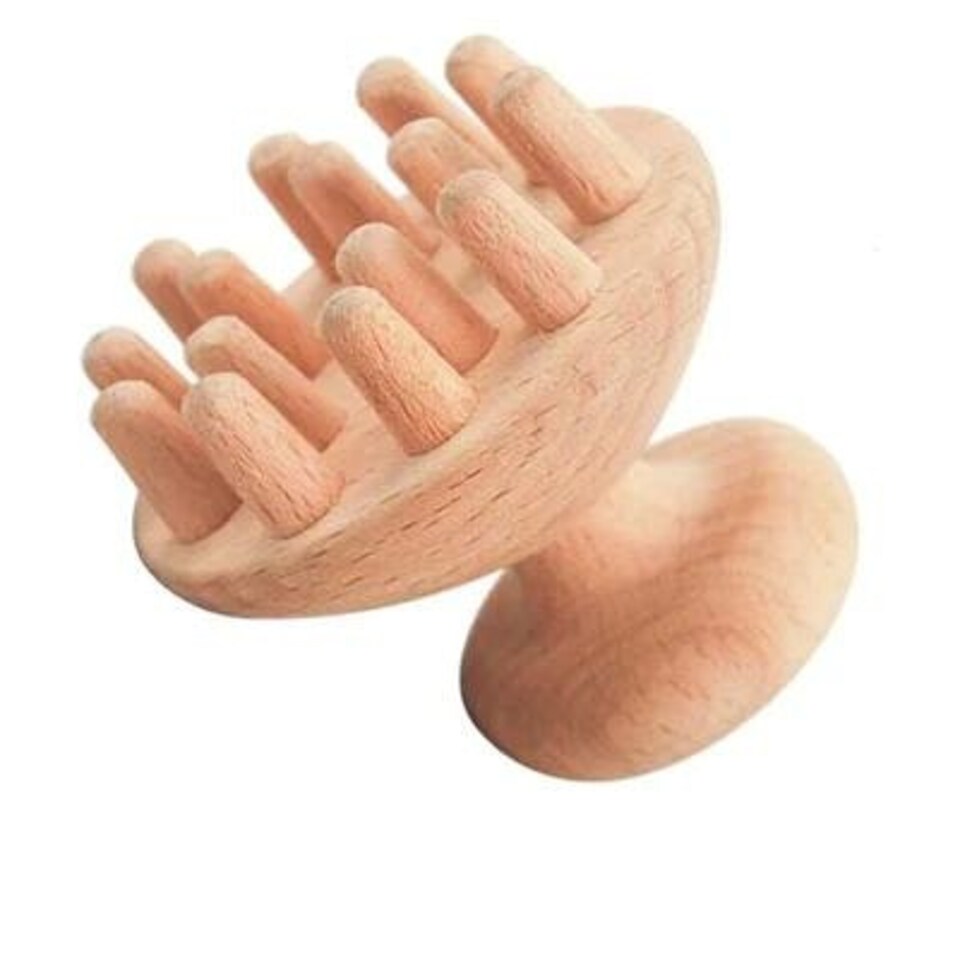 BeReal Skin and Beyond - Wooden Head Massager