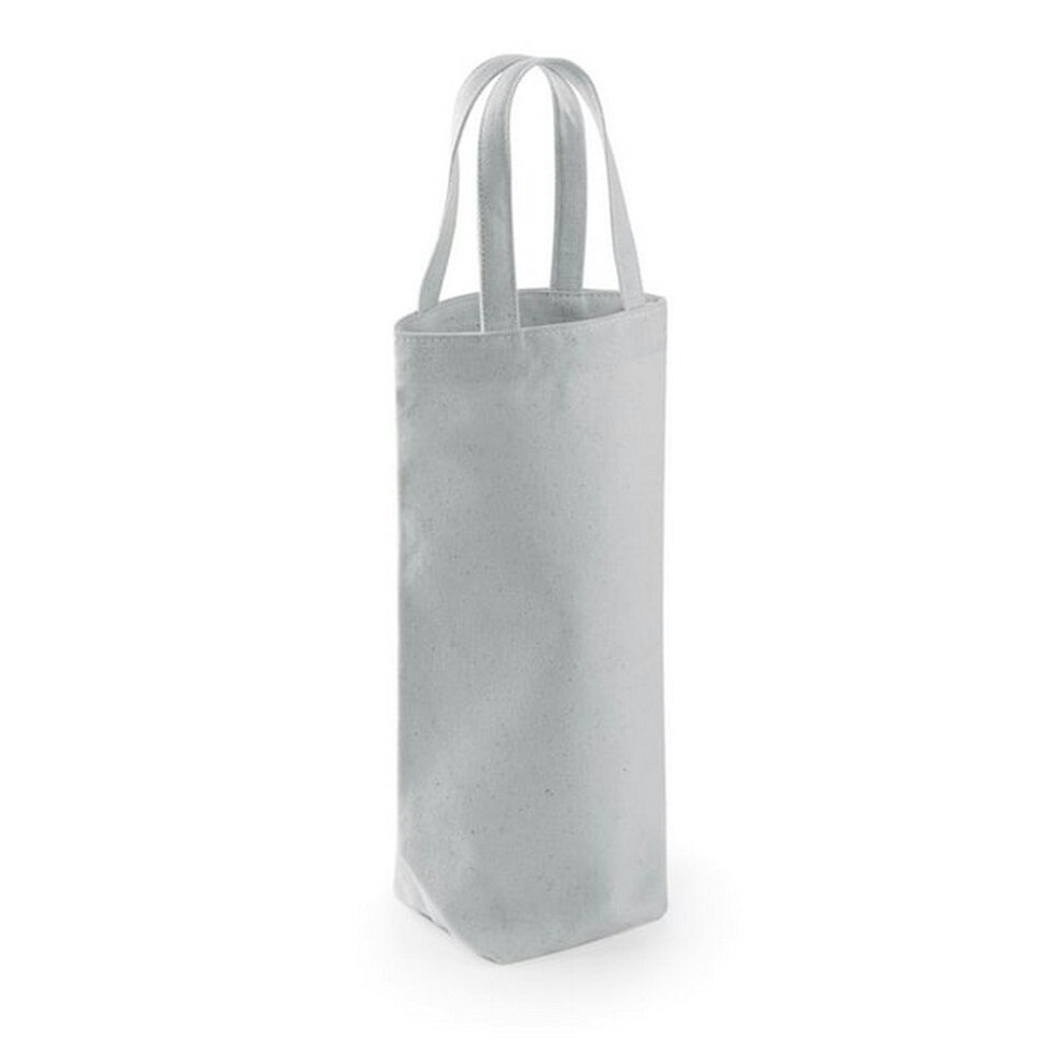 image 1 of Westford Mill Cotton Bag - Light Grey - One Size
