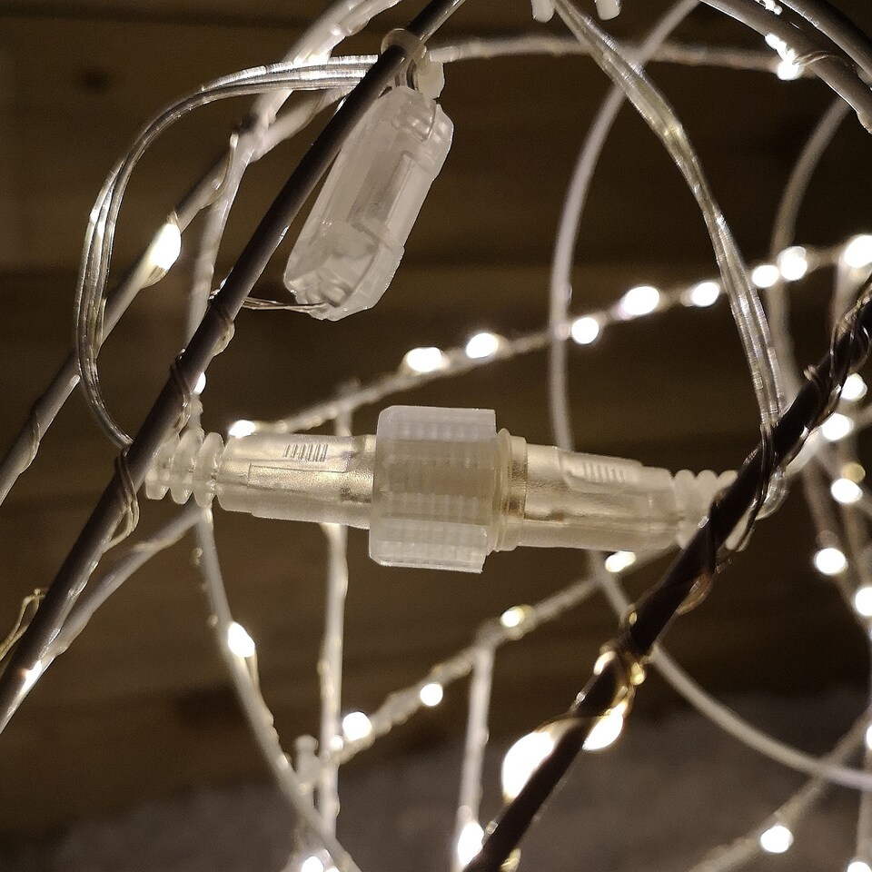 image 1 of 63cm Outdoor Twinkling LED Grazing Reindeer Christmas Decoration in Warm White