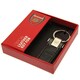 image 3 of Arsenal FC Leather Keyring - Black - One Size