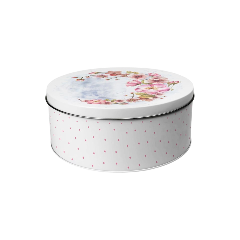 image 1 of Pink Blossoms Cake Tin Set