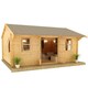 image 1 of 20ft x 18ft (6.09m x 5.49m) Neville 44mm Wooden Log Cabin (19mm Tongue and Groove Floor and Roof) (20 x 18) (20x18)
