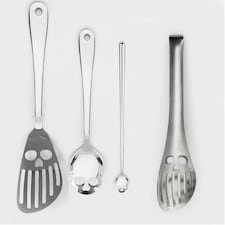 Suck UK Stainless Steel Skull Kitchen Utensil Set