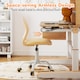 image 4 of COSTWAY Kids Desk Chair Ergonomic Adjustable Children Study Chair-Yellow