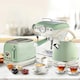 image 5 of Ariete ARPK17 Vintage Retro Dome Kettle, Toaster & Espresso Coffee Machine Set, Green