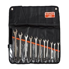 Bahco Chrome Polished Combination Spanner Set, 11 Piece
