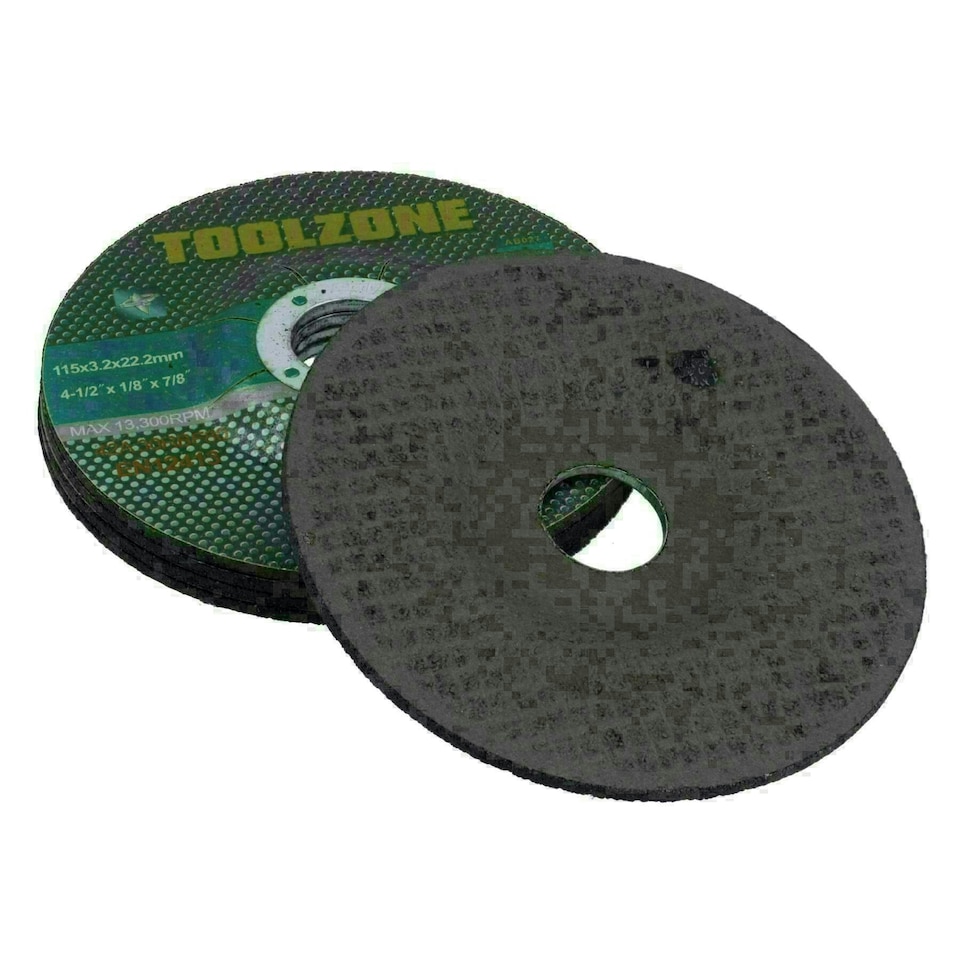 image 1 of Metal Cutting Grinding 115mm / 4-1/2in. Angle Grinder Discs For Steel 20 Pack
