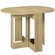 image 1 of HOMCOM Folding Dining Table Foldable Drop Leaf Dinner Table for Kitchen Oak