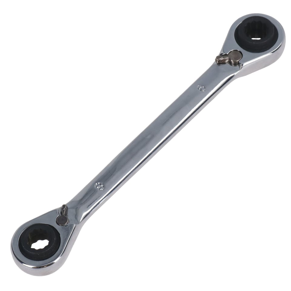 image 1 of 4 in 1 Double Ended Reversible Ratchet Spanner 8mm 9mm 10mm 11mm 72 Teeth