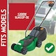 image 8 of SPARES2GO Metal Blade compatible with Hawksmoor SLM32F-ZE Lawnmower (32cm)