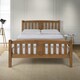 image 2 of 3ft Single Antique honey pine,wood,wooden,solid slatts,bed frame.
