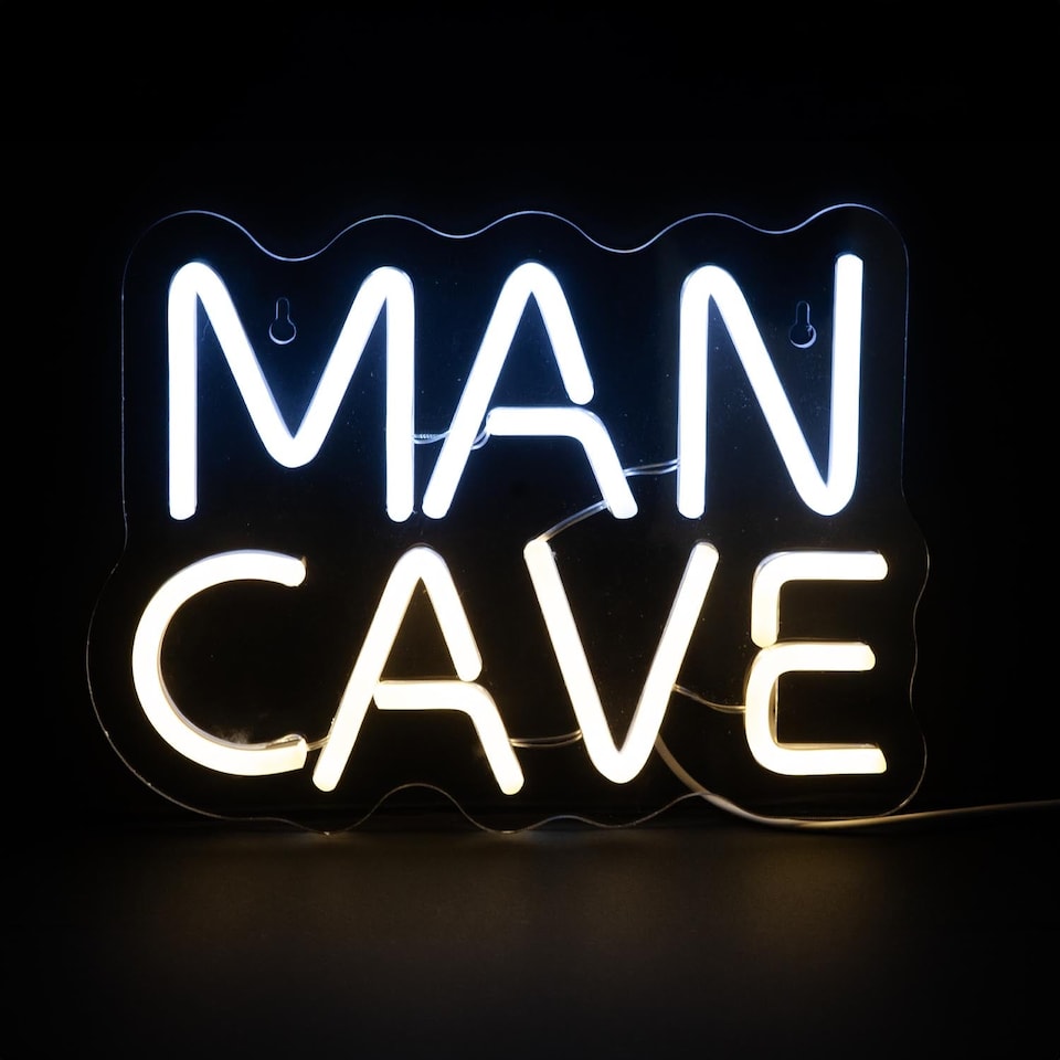 image 1 of Man Cave Neon Sign, USB Powered, Best Dad Ever Gift