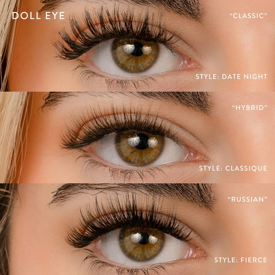 image 1 of House Of Amor - Eyelash Extensions - 'recreate' - Mixed Length Clusters -