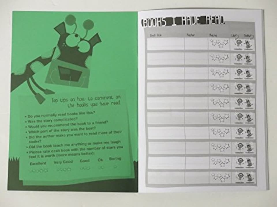 image 1 of A5 Reading Record Books Key Stage 2