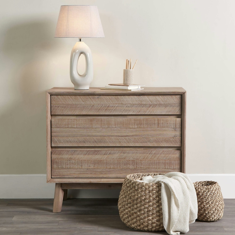 image 1 of Aoife Cream Ceramic Table Lamp