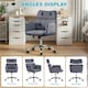 image 6 of Yaheetech Ergonomic Home Office Chair with Headrest Dark Gray | Grey | Dark Grey