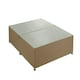 image 1 of Cream Linen 2 Drawer Divan Base Single