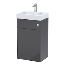 Balterley Contemporary Bathroom Cloakroom Freestanding Rectangular Cabinet Basin Vanity Unit MFC