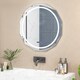 image 3 of COSTWAY 76CM Defog Bathroom Mirror Wall Mounted LED Lighted Mirror