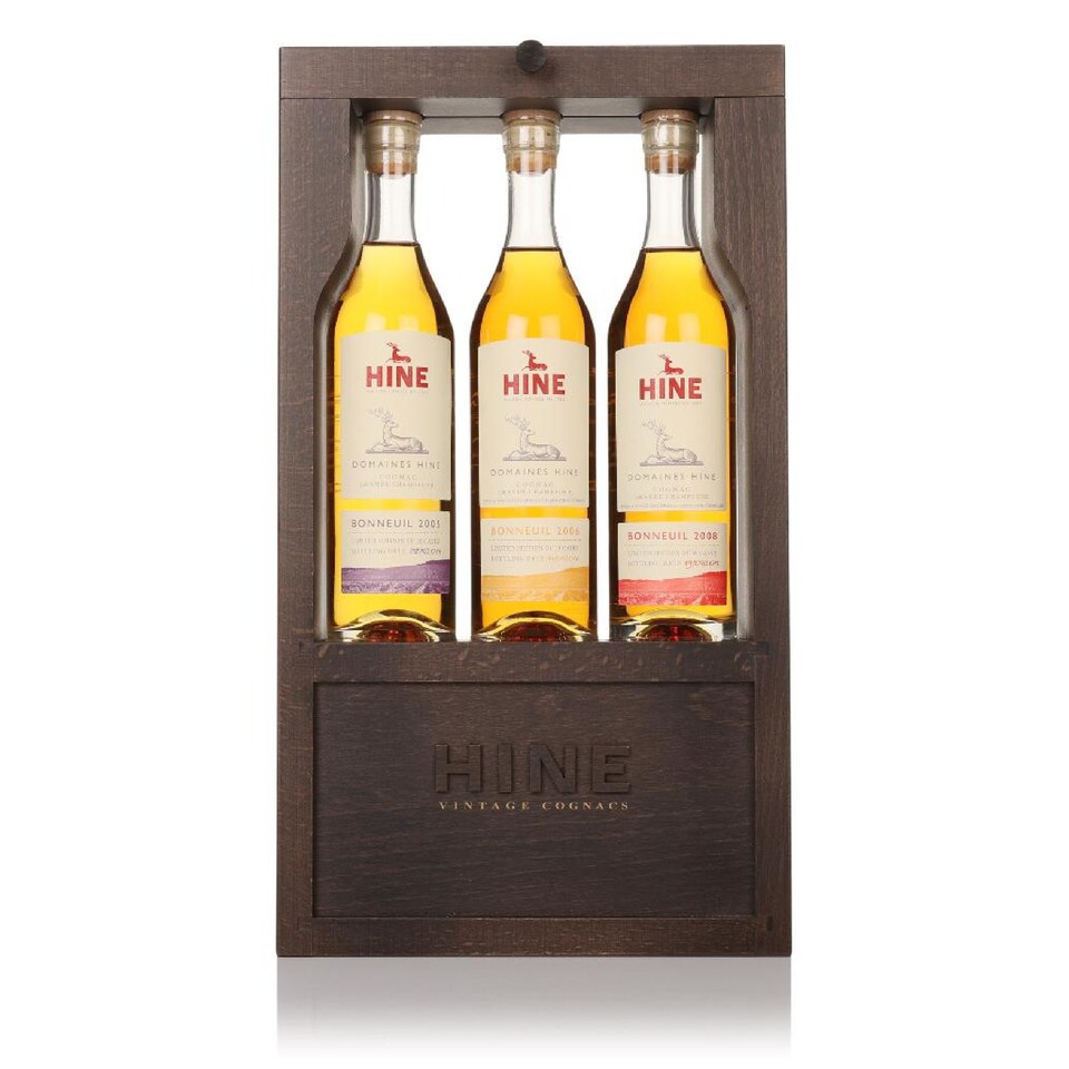 image 1 of Hine - Bonneuil Collection - Trio Of Grande Champagne Cognac | Multi | Cognac | 1