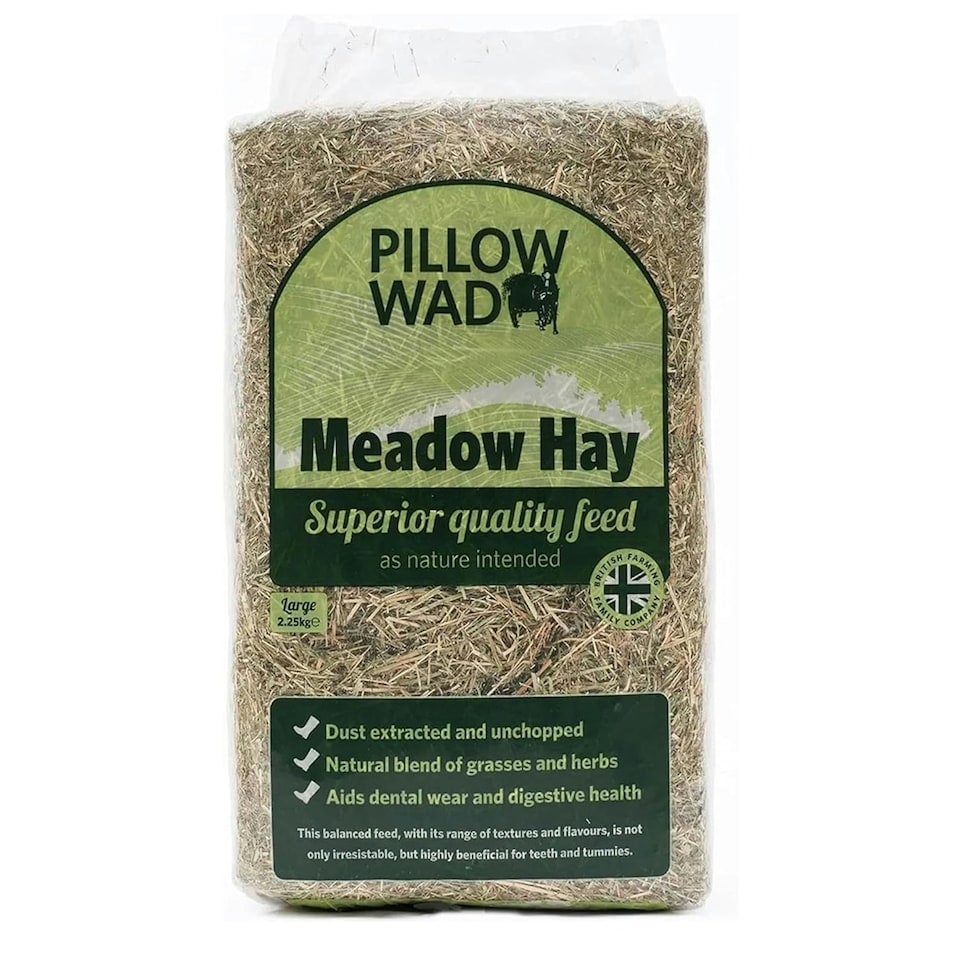 image 1 of 1 Bag Of 2.25kg Natural Dried Grass Fresh Meadow Hay Perfect For Rabbit Food & Hay For Smaller Animals