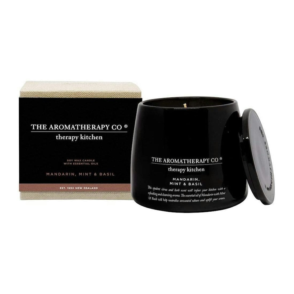 Therapy Kitchen 260g Candle - Mandarin, Mint & Basil Black | One Size