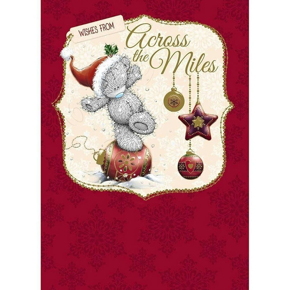 image 1 of Across The Miles Me to You Bear Christmas Card