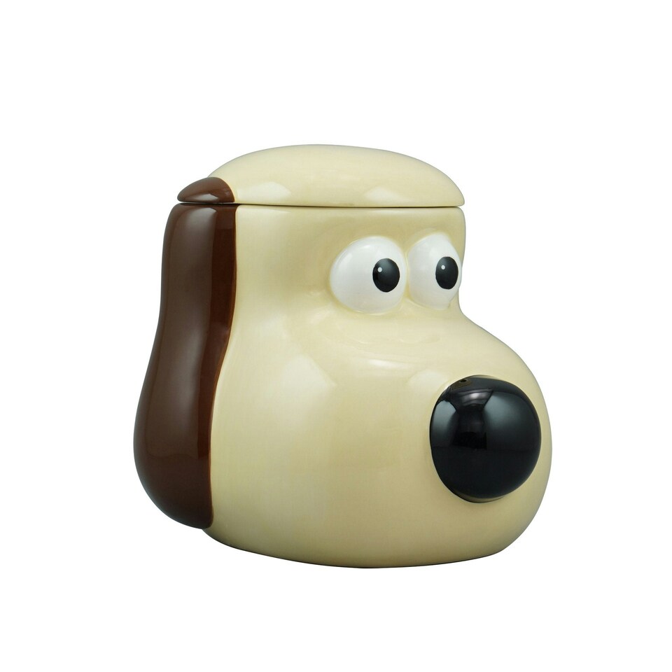 image 1 of Cookie Jar Ceramic Boxed (16cm) - Wallace & Gromit (Gromit)