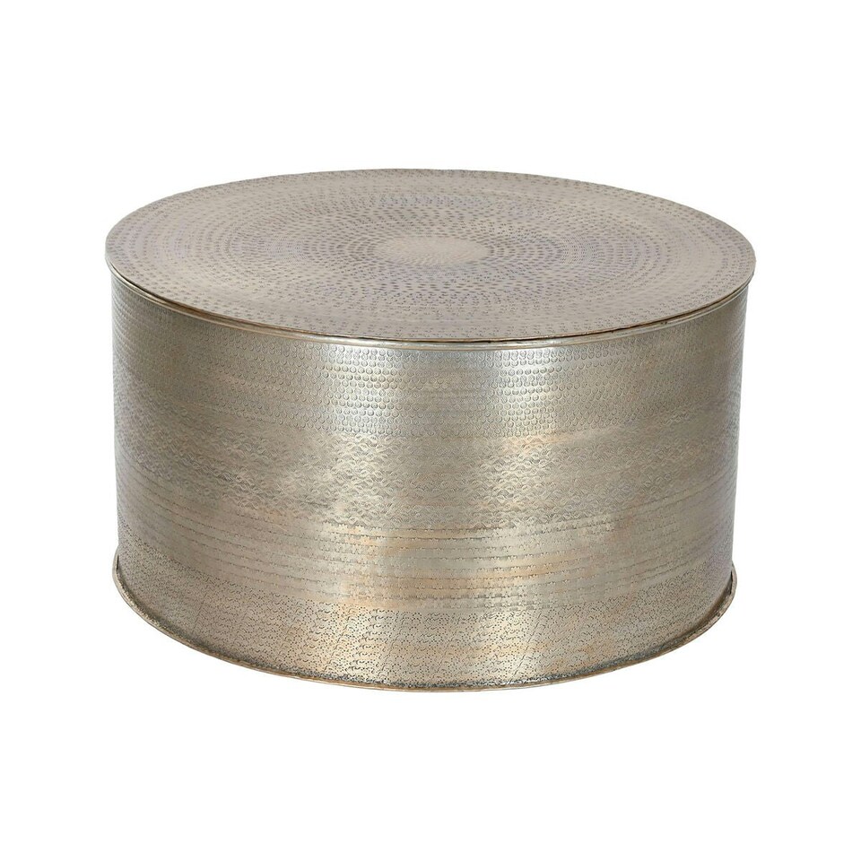 image 1 of Centre Table Home ESPRIT Golden Aluminium 90 x 90 x 47 cm