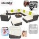 image 3 of Garden Furniture Set Las Vegas - large outdoor corner sofa, armchair, coffee table | Grey | grey | 75 x 75 x 38 cm | 1