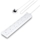 image 1 of GEEPAS 6 Gang Extension Lead, 10M Cable