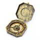image 1 of Bristol Novelty Fake Pirate Compass - Brown/Gold - One Size One Size