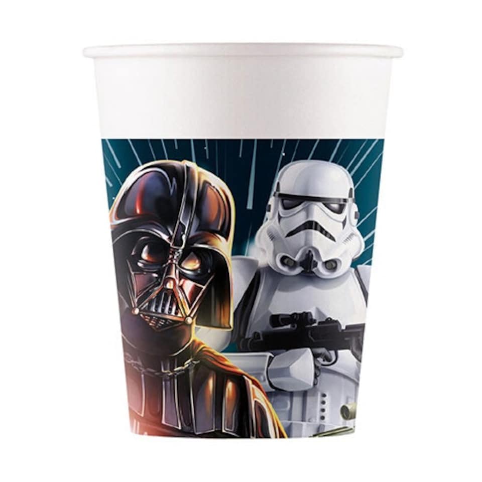 Star Wars Galaxy Paper Cups 200ml - Pack of 8