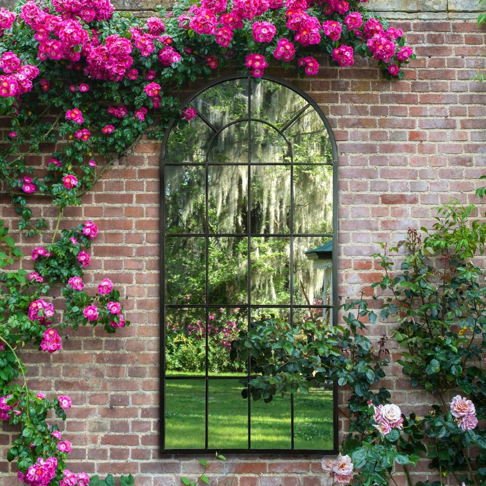 image 1 of Somerley Country Arch Large Garden Mirror 160 x 75 CM N/A
