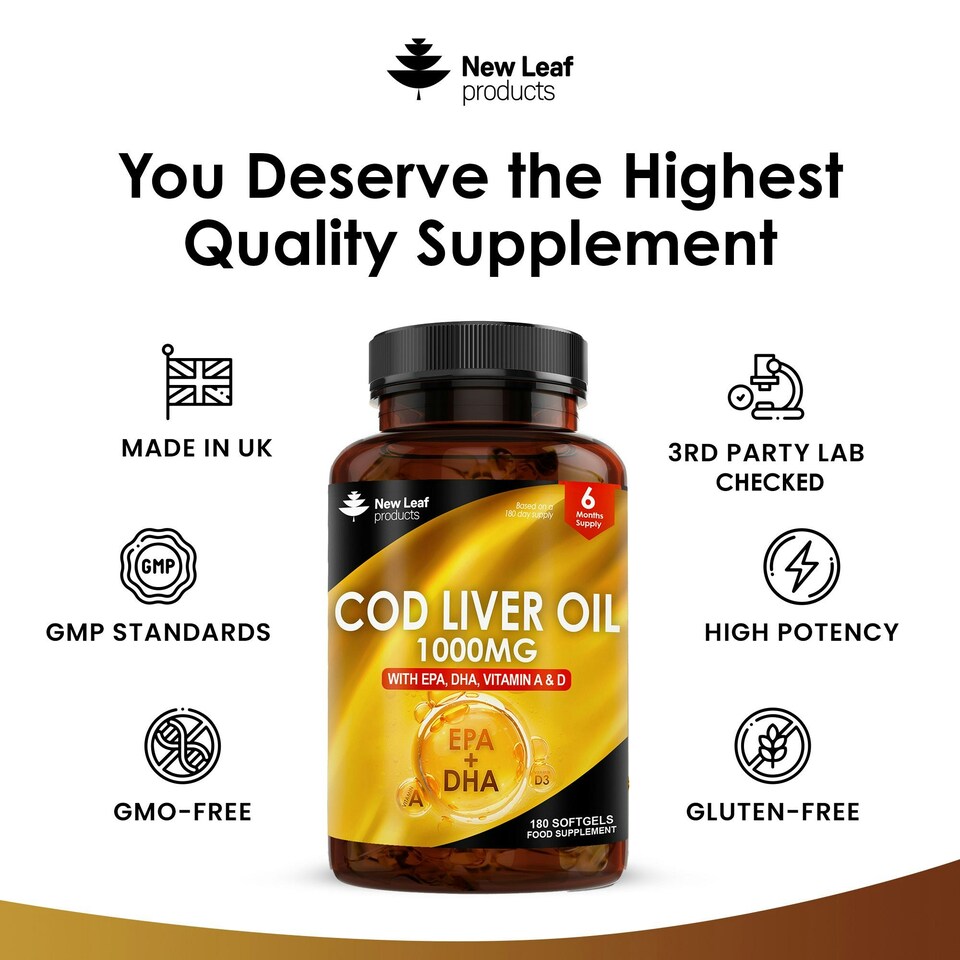 image 1 of Cod Liver Oil Capsules