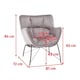 image 9 of Velvet Sage Green Eliana Accent Chair