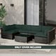 image 5 of Outsunny Garden Rattan Sofa Set Polyester Cover Replacement No Cushion Cream 