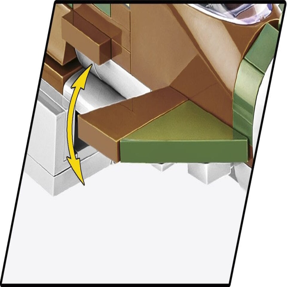 image 1 of RAF Typhoon FGR4 "Gina" brick plane model - COBI 5843 - 577 bricks