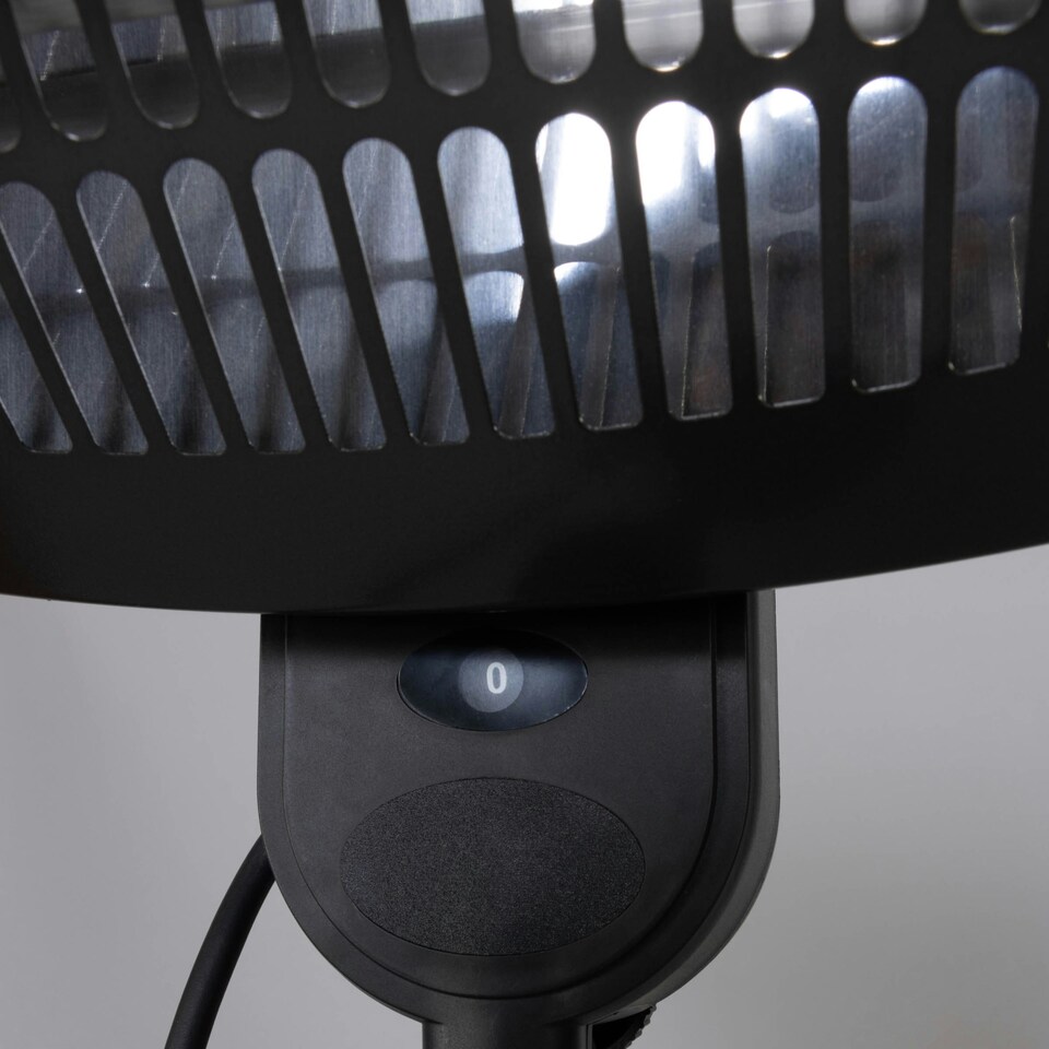 image 1 of BHS 2000W Floor Standing Patio Heater, Black