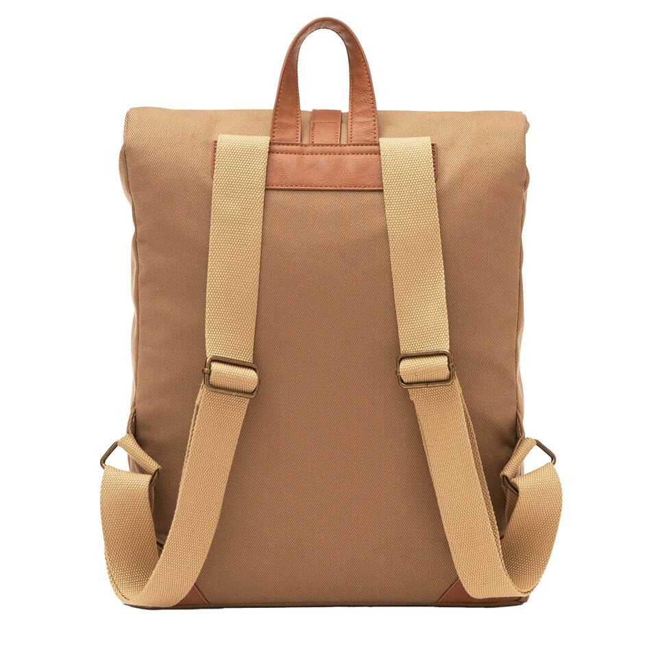 image 1 of Vinga Sloane Recycled Polyester Rucksack - Brown - One Size | Brown