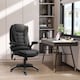image 2 of Vinsetto Office Chair, Ergonomic Fabric Desk Chair with 6-Point Massage and Back Heated, Arms, Lumbar Support, Black