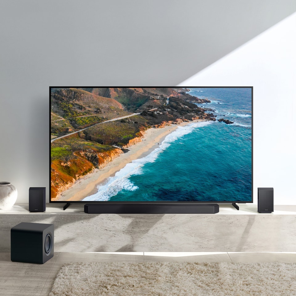 image 1 of Samsung Q930F 9.1.4ch Q-Series Soundbar with Subwoofer & Rear Speakers, Dolby Atmos, Amazon Alexa, Apple AirPlay (2025)