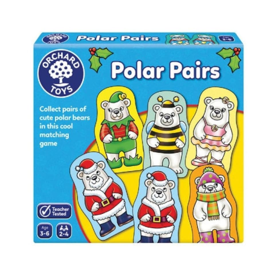 image 1 of Orchard Toys Polar Pairs Childrens Matching Travel Game
