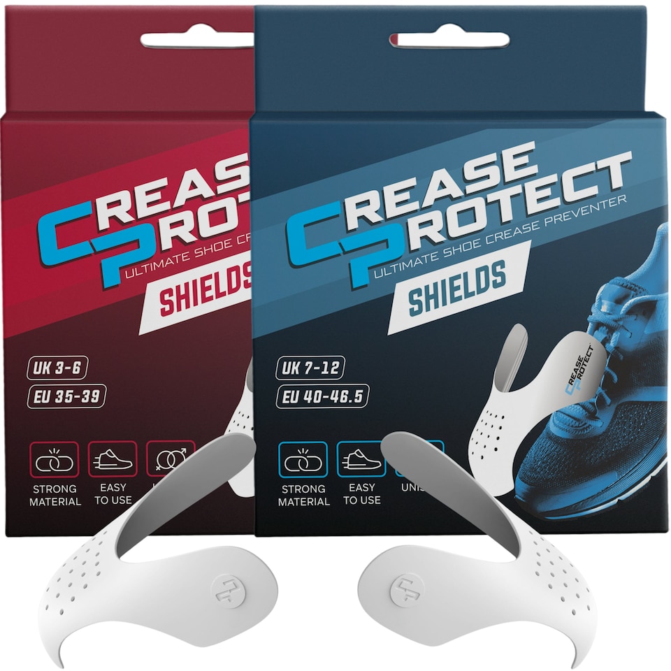 image 1 of Crease Protect Shield - The Ultimate Shoe Crease Protectors and Sneaker Shoe Shield (UK 3-6)