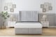 image 1 of Sloomy Hargrave Silver Naples Ottoman Bed With Mattress With 54" Wingback Headboard 2'6 Small Single