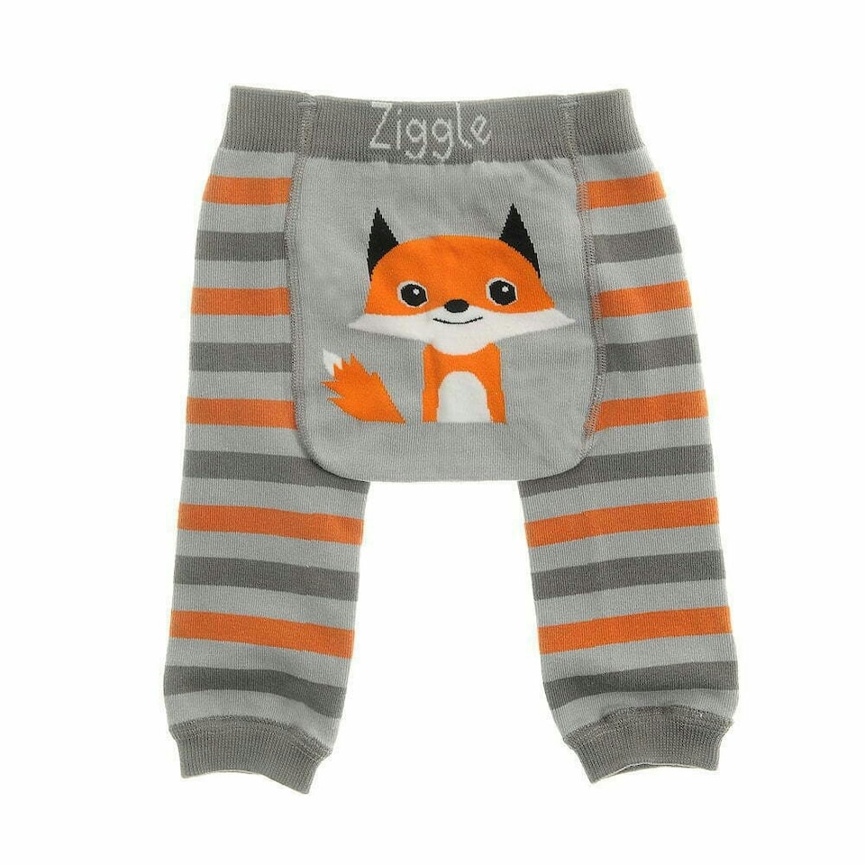 image 1 of Ziggle Grey Fox Knit Leggings 6-12 months